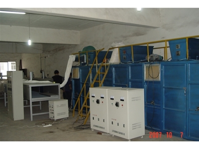 PVC sanding line